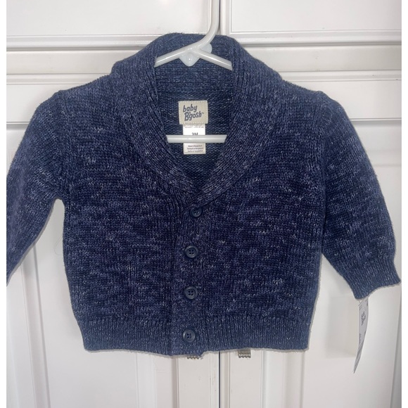Baby‎ B’gosh Infant Boy Blue Cardigan Sweater 3M - Picture 1 of 5